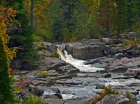 One of the falls above the main falls