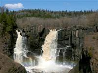 The High Falls with a Rainbow