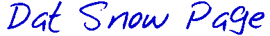 Dat Snow Page graphic