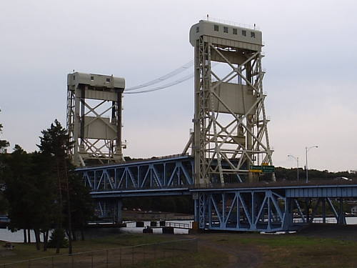 Portage Canal Lift bridge aka Portage Lake Lift Bridge