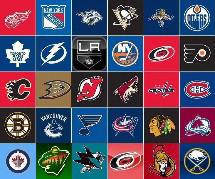 nhl teams map